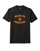 San Mateo HS Wrestling Curve - Tri-Blend Shirt