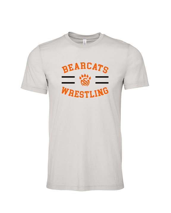 San Mateo HS Wrestling Curve - Tri-Blend Shirt