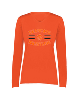 San Mateo HS Wrestling Curve - Womens Performance Longsleeve