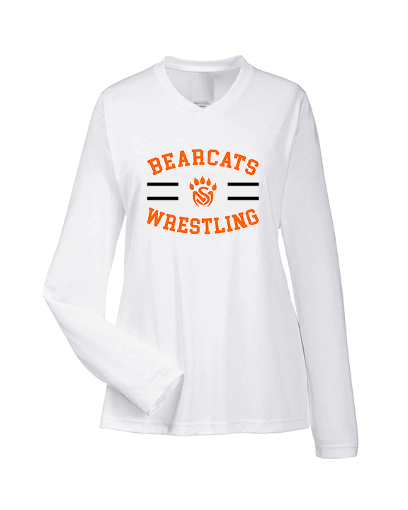 San Mateo HS Wrestling Curve - Womens Performance Longsleeve