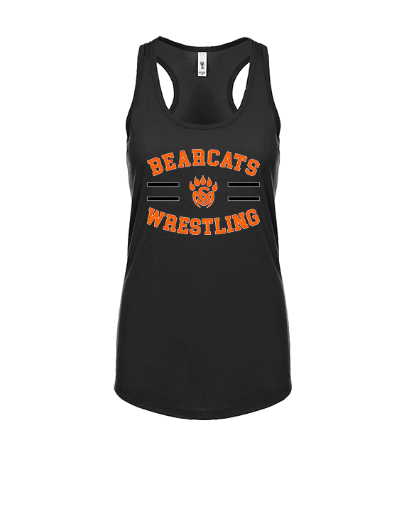 San Mateo HS Wrestling Curve - Womens Tank Top