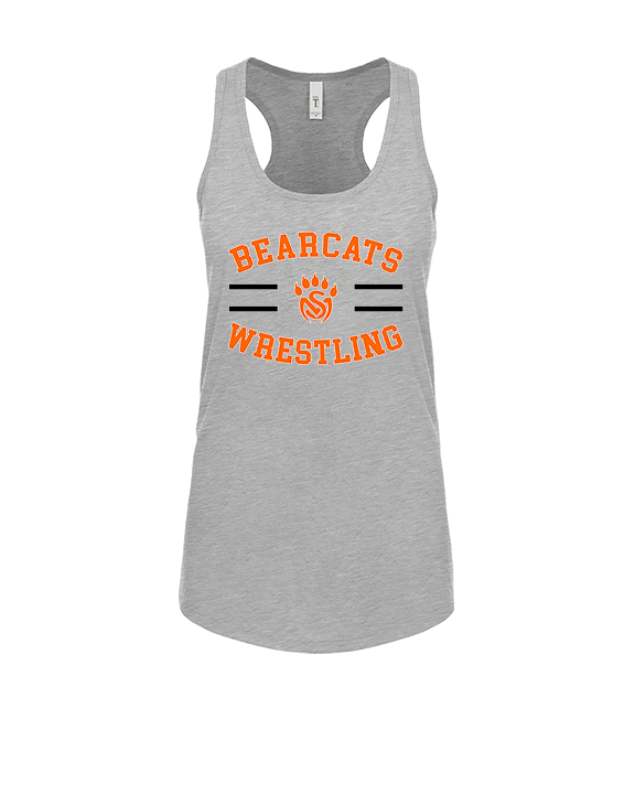 San Mateo HS Wrestling Curve - Womens Tank Top