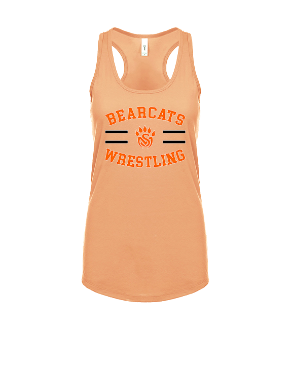 San Mateo HS Wrestling Curve - Womens Tank Top