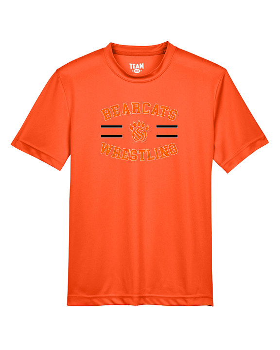 San Mateo HS Wrestling Curve - Youth Performance Shirt