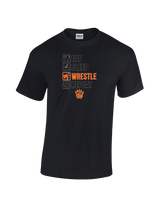 San Mateo HS Wrestling Eat Sleep Wrestle - Cotton T-Shirt
