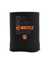 San Mateo HS Wrestling Eat Sleep Wrestle - Koozie