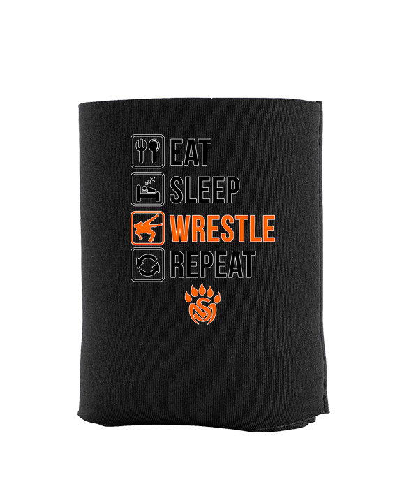 San Mateo HS Wrestling Eat Sleep Wrestle - Koozie