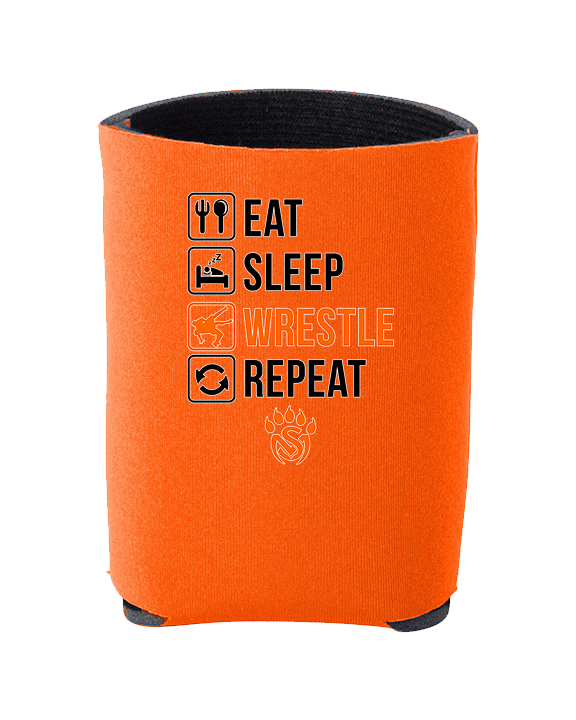 San Mateo HS Wrestling Eat Sleep Wrestle - Koozie