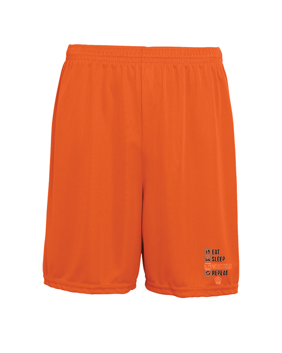 San Mateo HS Wrestling Eat Sleep Wrestle - Mens 7inch Training Shorts