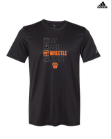 San Mateo HS Wrestling Eat Sleep Wrestle - Mens Adidas Performance Shirt