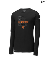 San Mateo HS Wrestling Eat Sleep Wrestle - Mens Nike Longsleeve