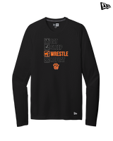 San Mateo HS Wrestling Eat Sleep Wrestle - New Era Performance Long Sleeve