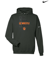 San Mateo HS Wrestling Eat Sleep Wrestle - Nike Club Fleece Hoodie