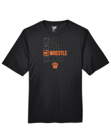 San Mateo HS Wrestling Eat Sleep Wrestle - Performance Shirt