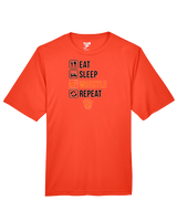 San Mateo HS Wrestling Eat Sleep Wrestle - Performance Shirt