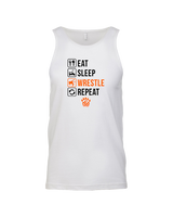 San Mateo HS Wrestling Eat Sleep Wrestle - Tank Top