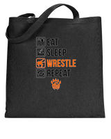 San Mateo HS Wrestling Eat Sleep Wrestle - Tote