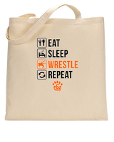 San Mateo HS Wrestling Eat Sleep Wrestle - Tote