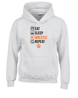 San Mateo HS Wrestling Eat Sleep Wrestle - Unisex Hoodie