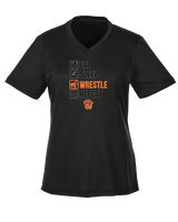 San Mateo HS Wrestling Eat Sleep Wrestle - Womens Performance Shirt