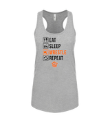San Mateo HS Wrestling Eat Sleep Wrestle - Womens Tank Top