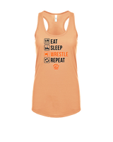 San Mateo HS Wrestling Eat Sleep Wrestle - Womens Tank Top