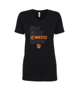 San Mateo HS Wrestling Eat Sleep Wrestle - Womens Vneck