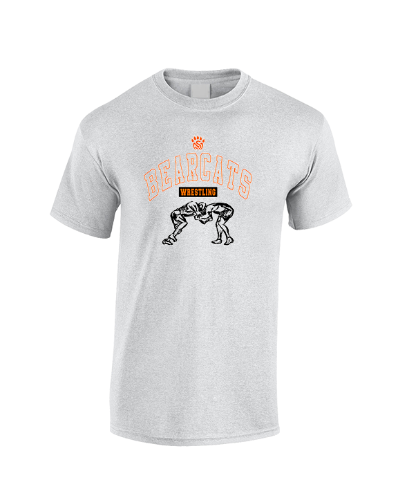 San Mateo HS Wrestling Outline - Cotton T-Shirt
