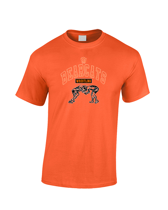 San Mateo HS Wrestling Outline - Cotton T-Shirt