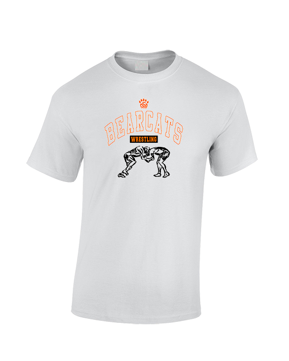San Mateo HS Wrestling Outline - Cotton T-Shirt