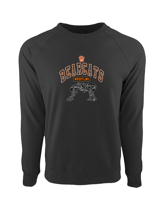 San Mateo HS Wrestling Outline - Crewneck Sweatshirt