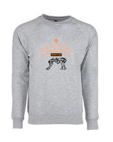 San Mateo HS Wrestling Outline - Crewneck Sweatshirt
