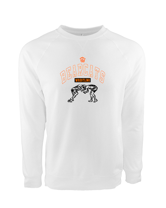 San Mateo HS Wrestling Outline - Crewneck Sweatshirt