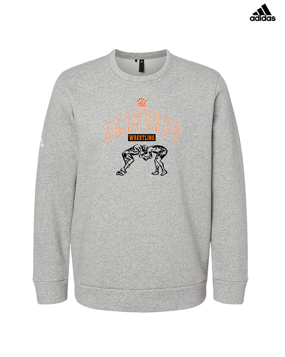 San Mateo HS Wrestling Outline - Mens Adidas Crewneck