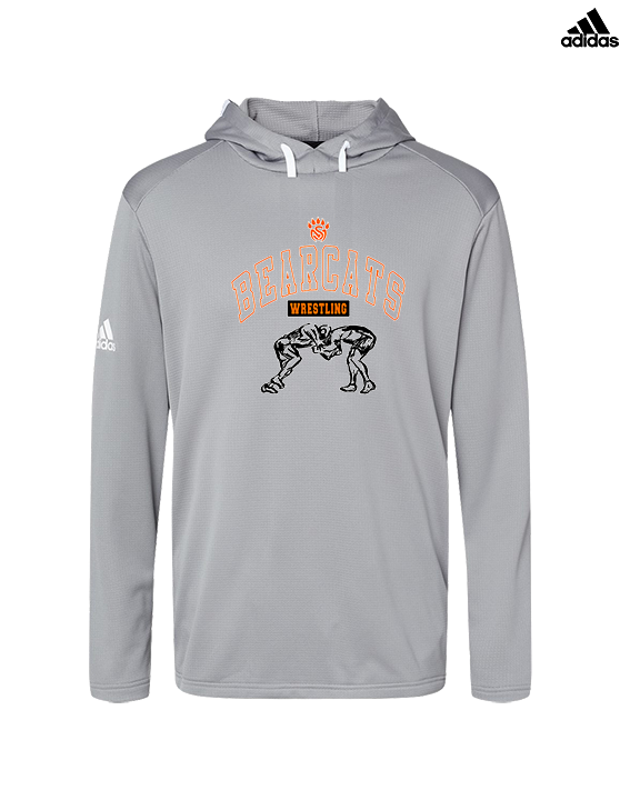 San Mateo HS Wrestling Outline - Mens Adidas Hoodie