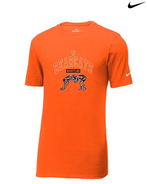 San Mateo HS Wrestling Outline - Mens Nike Cotton Poly Tee