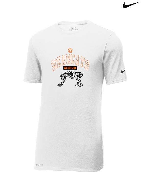 San Mateo HS Wrestling Outline - Mens Nike Cotton Poly Tee