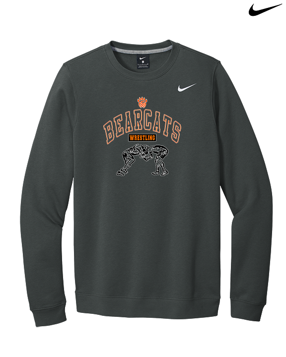 San Mateo HS Wrestling Outline - Mens Nike Crewneck