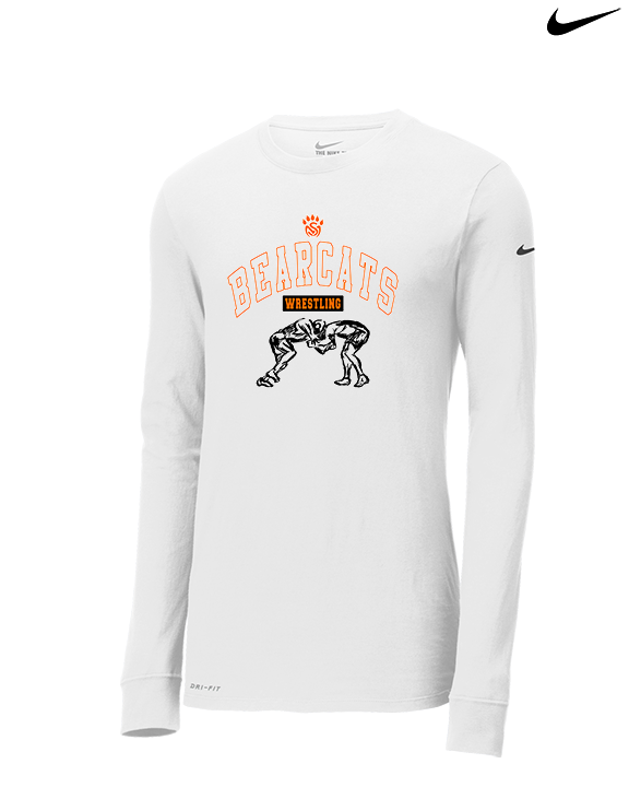 San Mateo HS Wrestling Outline - Mens Nike Longsleeve