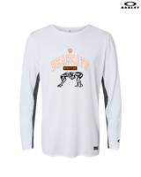 San Mateo HS Wrestling Outline - Mens Oakley Longsleeve