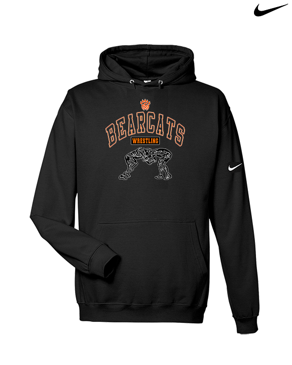 San Mateo HS Wrestling Outline - Nike Club Fleece Hoodie