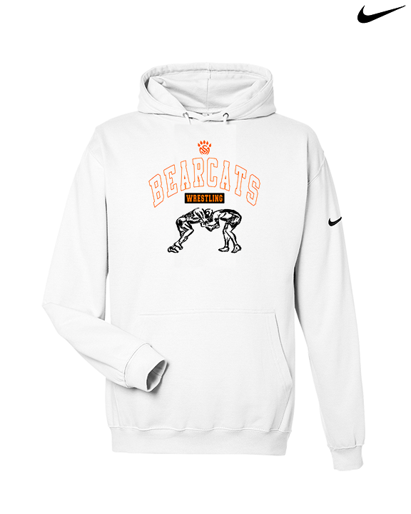 San Mateo HS Wrestling Outline - Nike Club Fleece Hoodie