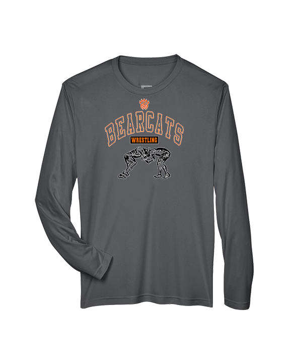 San Mateo HS Wrestling Outline - Performance Longsleeve