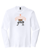 San Mateo HS Wrestling Outline - Tri-Blend Long Sleeve