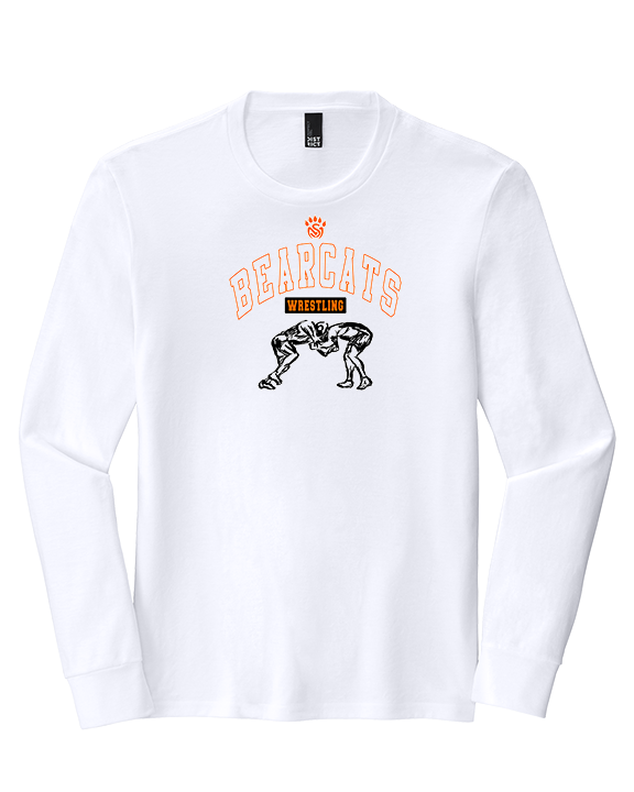 San Mateo HS Wrestling Outline - Tri-Blend Long Sleeve