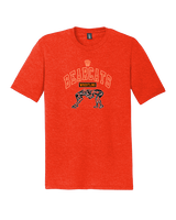San Mateo HS Wrestling Outline - Tri-Blend Shirt