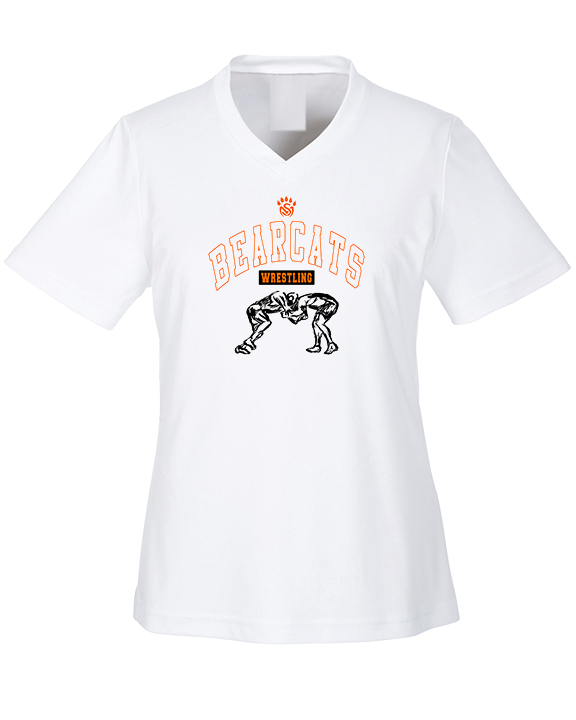 San Mateo HS Wrestling Outline - Womens Performance Shirt