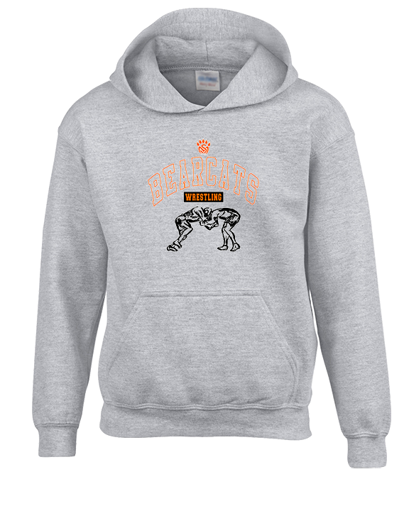 San Mateo HS Wrestling Outline - Youth Hoodie