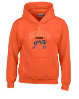 San Mateo HS Wrestling Outline - Youth Hoodie