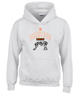San Mateo HS Wrestling Outline - Youth Hoodie